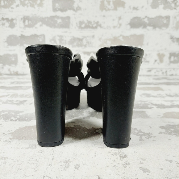 New Open Edit Kaia Black Knot Platform Sandal O349 - Picture 6 of 13